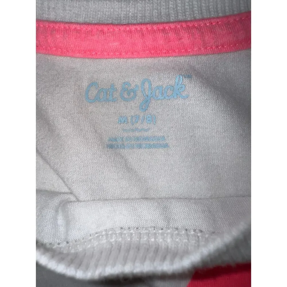 Cat & Jack Girls Sunshine Striped Shirt, Size M